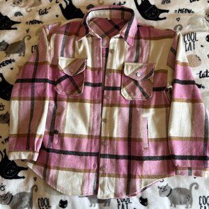 Pink Flannel Jacket